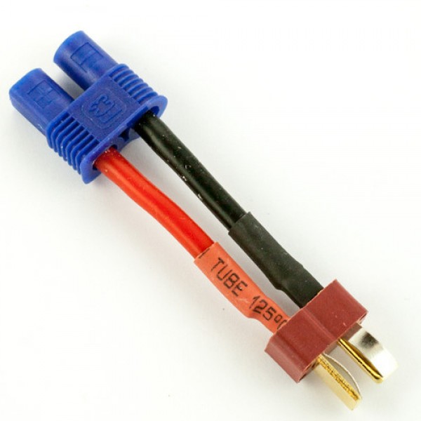 Deans to EC3 Battery Adapter (1pc) [DEANSM-EC3FADP]